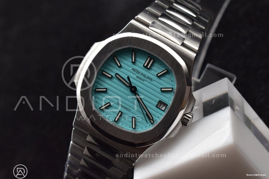Best 913 Nautilus Edition WrinkleFree 324CS 5711 Bracelet 1:1 GRF Tiffany Dial Tiffany on SS Blue 0106